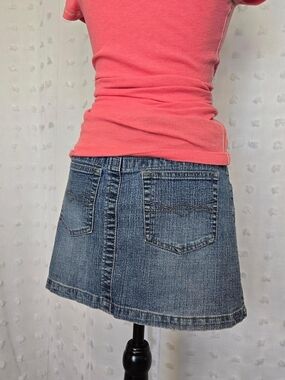 Y2K No Boundaries Blue Denim Mini Skirt